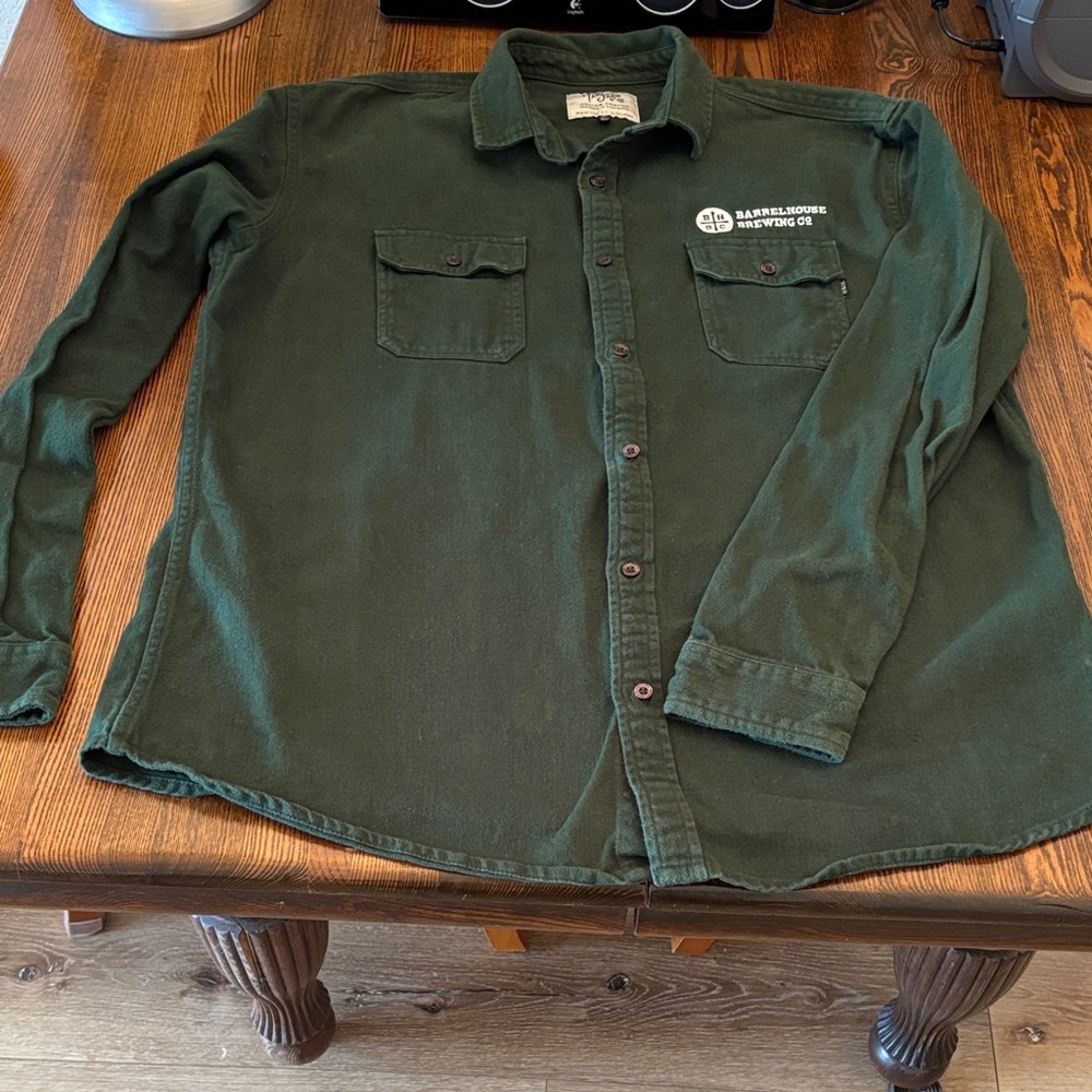 Barrelhouse Brewing Button Down Long Sleeved Shirt